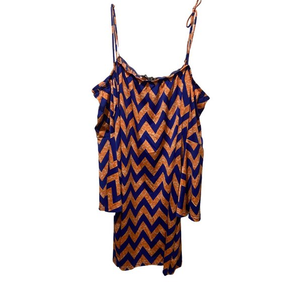 Joyce Gator orange blue UF dress sz L - Picture 4 of 9